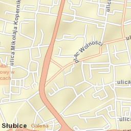 Słubice Street Map