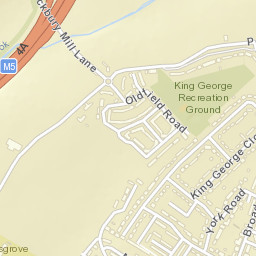 32 King George Close, Bromsgrove Street Map