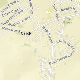 Crick Street Map