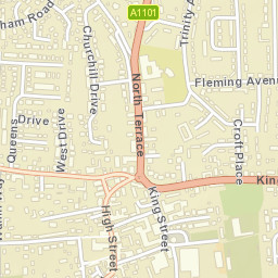 Mildenhall Street Map