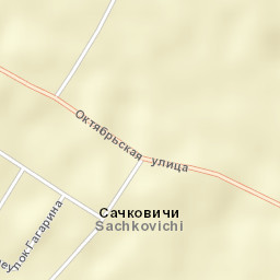 Sachkovichi Street Map
