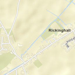 Rickinghall Street Map