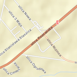 Komorniki Street Map