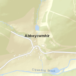 Llwybr Y Gath, Powys LD1, UK Street Map