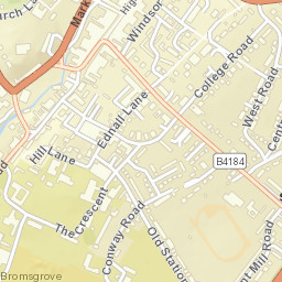 2 Windsor Street, Bromsgrove, Worcestershire Street Map