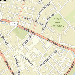 Huntingdon Street Map