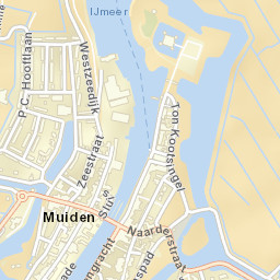 Muiden Street Map
