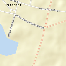 Przedecz Street Map