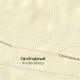 Svobodnyy Street Map