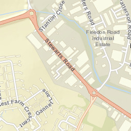 7 Stewarts Rd, Finedon Road Industrial Estate, Wellingborough Street Map