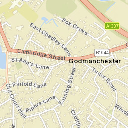 Godmanchester Street Map