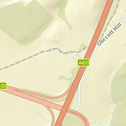 Gorcott Hill, Redditch, Warwickshire B98, UK Street Map