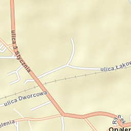 Opalenica Street Map