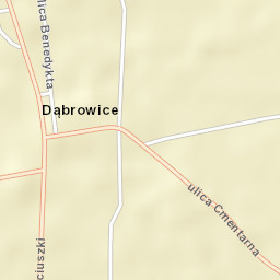 Dąbrowice Street Map