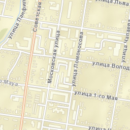 Petrovsk Street Map