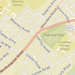 3 Cottesmore Way, Wellingborough, Northamptonshire Street Map