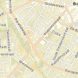 Borne Street Map