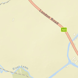 London Road, Daventry, Northamptonshire Street Map