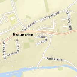 Braunston Street Map