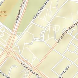 Bielany Street Map