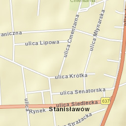 Stanisławów Street Map