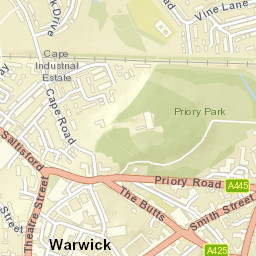 Warwick Street Map