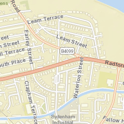 Royal Leamington Spa Street Map