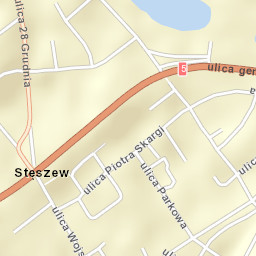 Stęszew Street Map