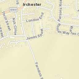 Irchester Street Map