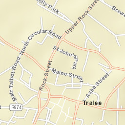 Tralee Street Map