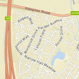 Purser Dr, Warwick CV34, UK Street Map