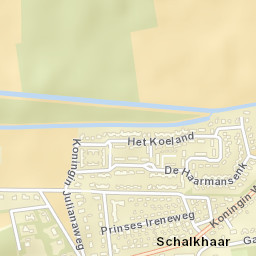 Schalkhaar Street Map
