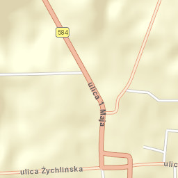 Kiernozia Street Map