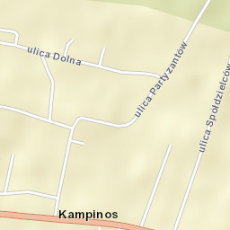 Kampinos Street Map