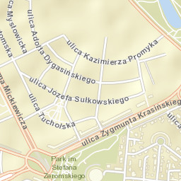 Żoliborz Street Map