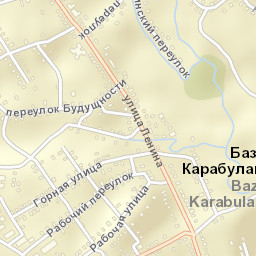 Bazarnyy Karabulak Street Map