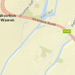 Stratford Road, Henley-in-Arden, Warwickshire Street Map