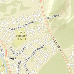 Lings Way, Northampton NN3, UK Street Map