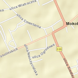 Mokobody Street Map