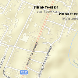 Ivanteyevka Street Map