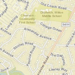 224 Worcester Rd, Droitwich, Worcestershire WR9, UK Street Map