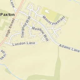 Great Paxton Street Map