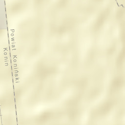 Powiat koniński Street Map