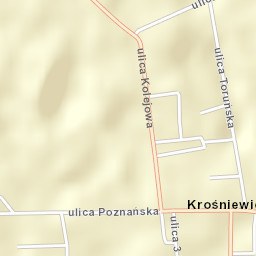 Krośniewice Street Map