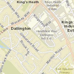 19 Glebeland Rd, Dallington, Northampton NN5, UK Street Map