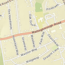 42 Weston Way, Northampton, Northamptonshire NN3 3BN, UK Street Map