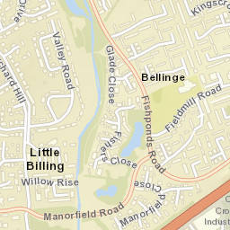 21 Orchard Hill, Little Billing, Northampton, Northamptonshir Street Map