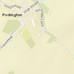 Podington Street Map