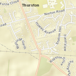 Thurston Street Map