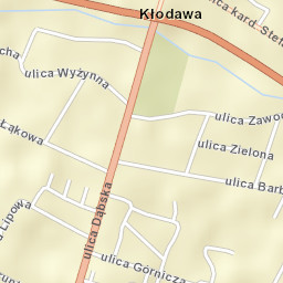 Kłodawa Street Map